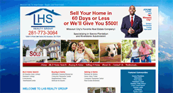 Desktop Screenshot of lhsrealty.com