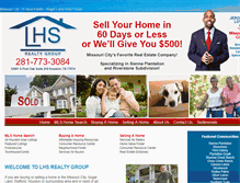 Tablet Screenshot of lhsrealty.com